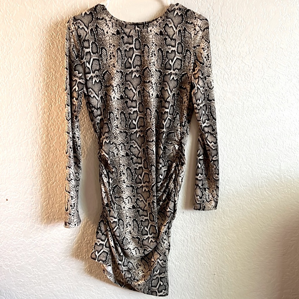 Animal print dress